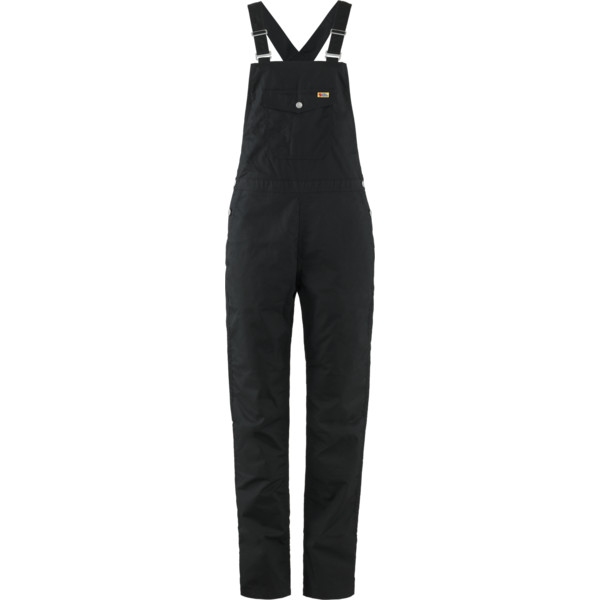 Fjällräven Vardag Dungaree Trousers W - Black - Naiset - M