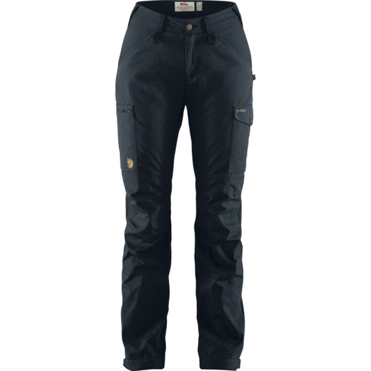 Fjällräven Kaipak Trousers Curved W - Dark Navy - Naiset - 36