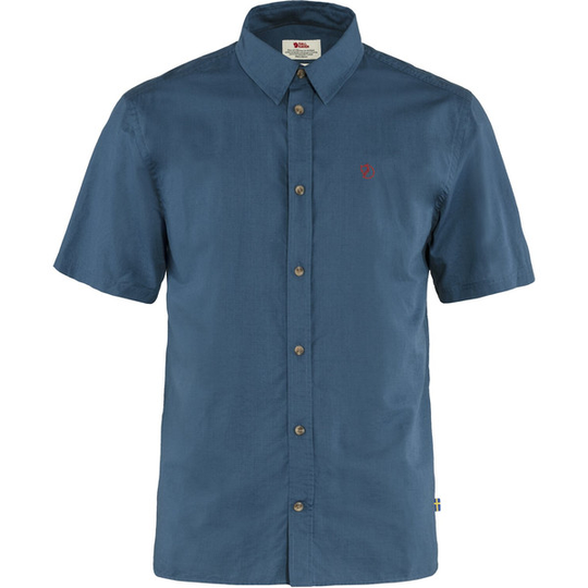 Fjällräven Övik Lite Shirt Ss M - Uncle Blue - Miehet - S