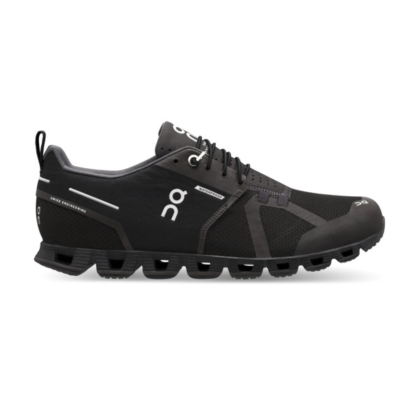 On Cloud W Waterproof - Black/lunar - Naiset - US 6