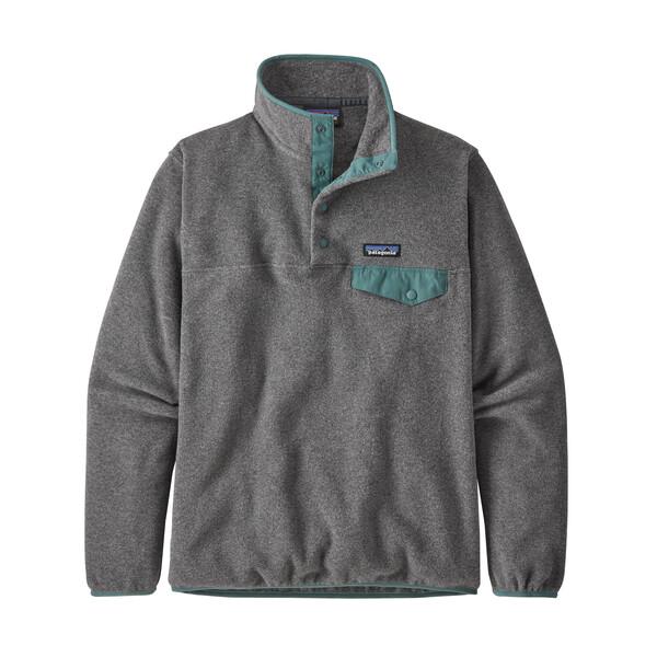 Patagonia Naisten Synchilla® Snap-T® Fleece - Kierrätetystä Polyesterista, Nickel w/Regen Green / S