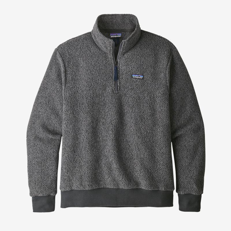 Miesten Patagonia Woolyester Fleece P/O – Fleecepaita kierrätetystä villasekoitteesta, Forge Grey / XL