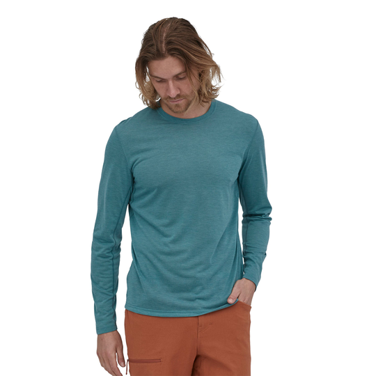 Patagonia Miesten Pitkähihainen Capilene® Cool Trail Paita, Abalone Blue / M