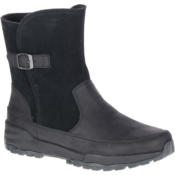 Merrell Icepack Guide Mid Buckle Wp - Black - Naiset - 40