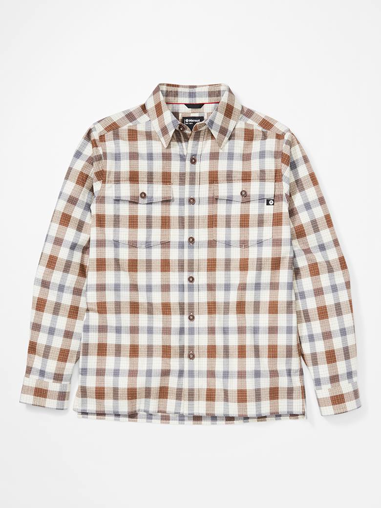 Movatn HW Flannel LS Vaaleanruskea M