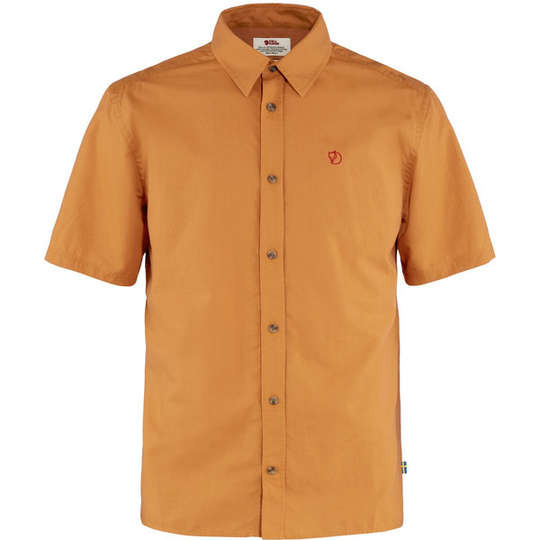 Fjällräven Övik Lite Shirt Ss M - Spicy Orange - Miehet - S