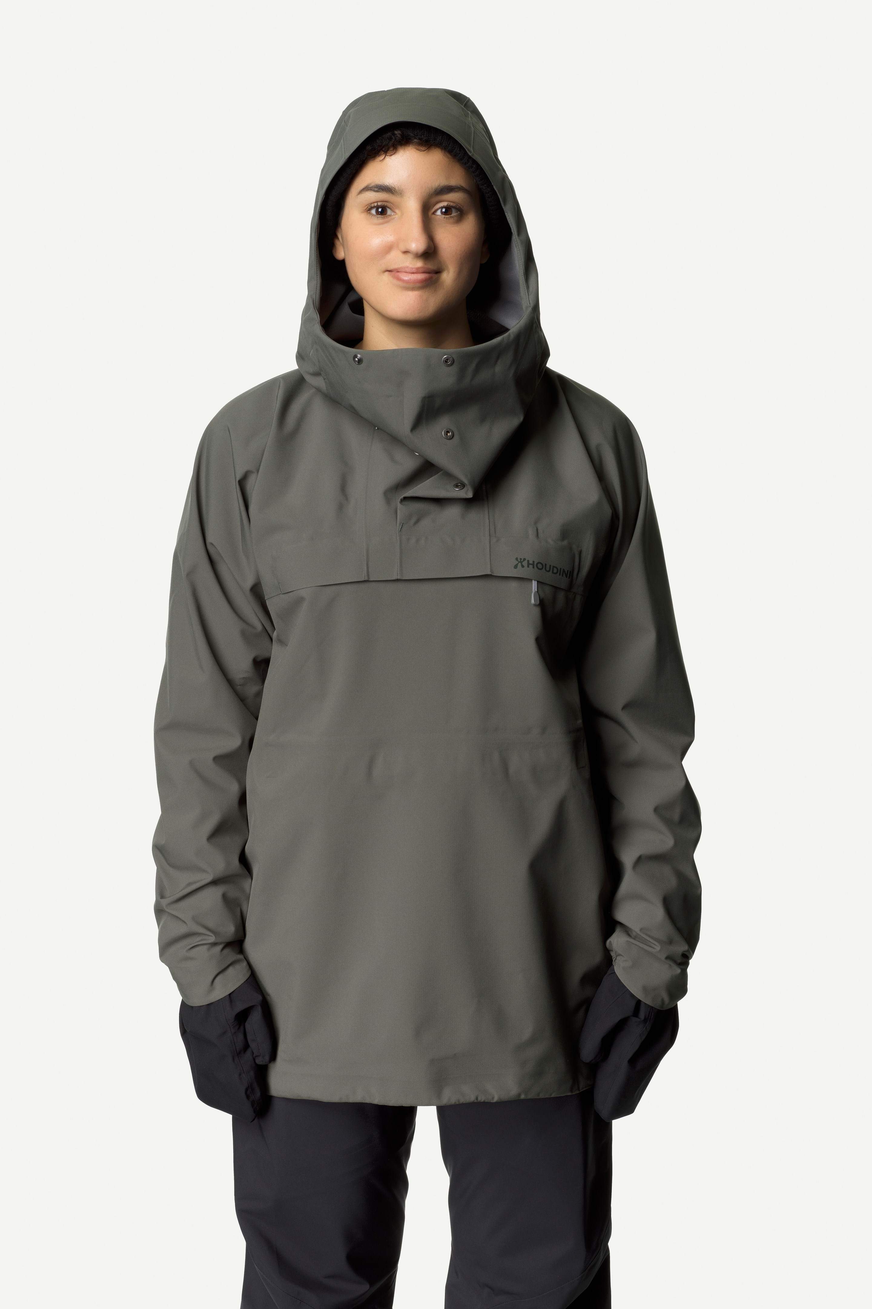 Houdini Unisex The Shelter – veden- ja tuulenpitävä anorakki, Baremark Green / XS/S