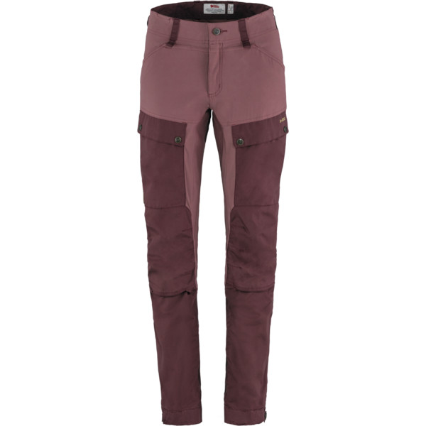 Fjällräven Keb Trousers W Short - Port-mesa Purple - Naiset - 38