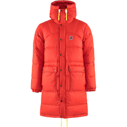 Fjällräven Expedition Long Down Parka M - True Red - Miehet - S