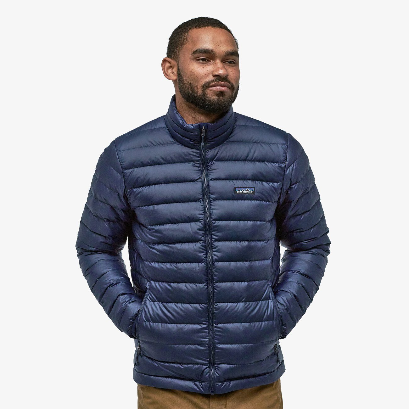 Patagonia Miesten Down Sweater Untuvatakki - Eettinen Untuva, Classic Navy w/Classic Navy / S