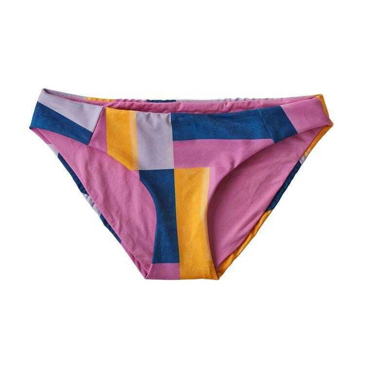Sunamee Bikinien alaosa - Kierrätetyistä materiaaleista, Patchwork Watercolor: Marble Pink / S