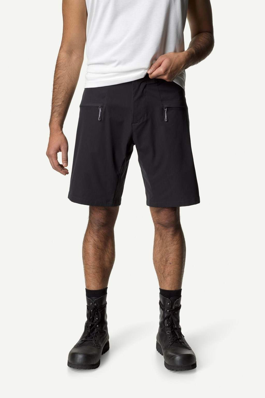 Houdini Miesten Daybreak-shortsit - Kierrätetyistä materiaaleista, True Black / S