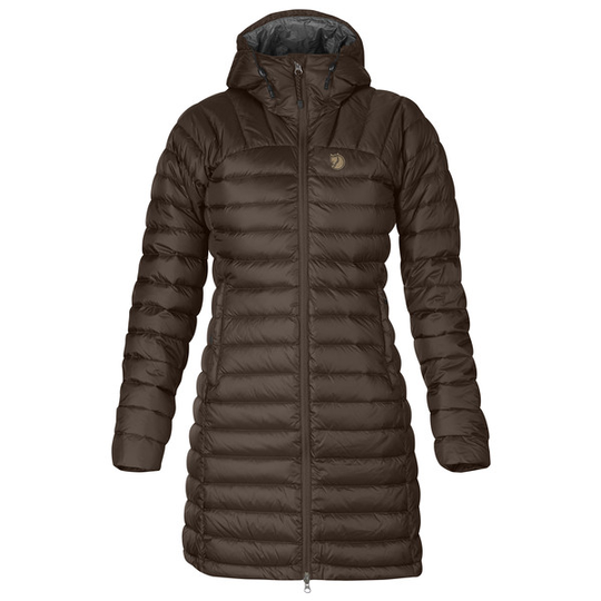 Fjällräven Snow Flake Parka W - Black Brown - Naiset - M