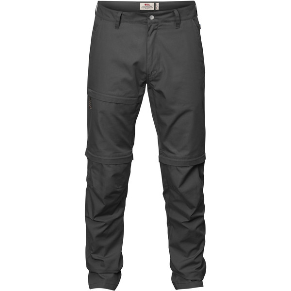 Fjällräven Travellers Zip-off Trousers M - Dark Grey - Miehet - 46