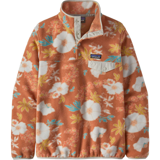 Patagonia W' S Lw Synch Snap-t P/o - Flower Power Big: Toasted Peac - Naiset - S
