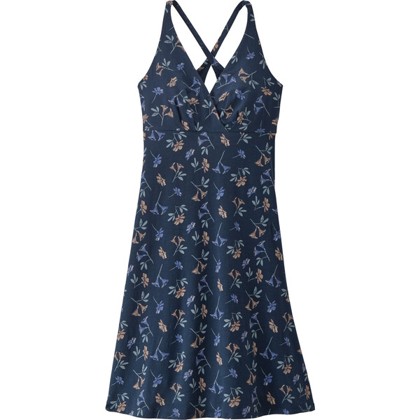 Patagonia W' S Amber Dawn Dress - Quito Multi: Tidepool Blue - Naiset - S