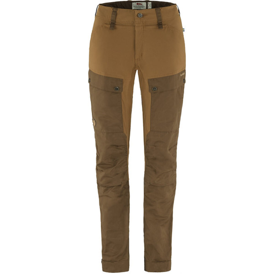 Fjällräven Keb Trousers Curved W Reg - Timber Brown-chestnut - Naiset - 34