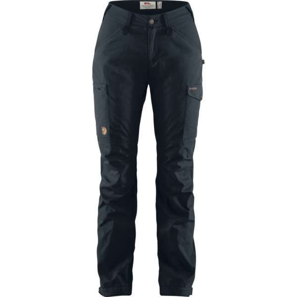 Fjällräven Kaipak Trousers Curved W - Dark Navy - Naiset - 34