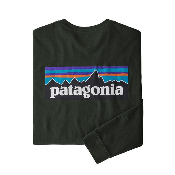 Patagonia Miesten Pitkähihainen P-6 Logo Responsibili-Tee® T-paita, Kelp Forest / S