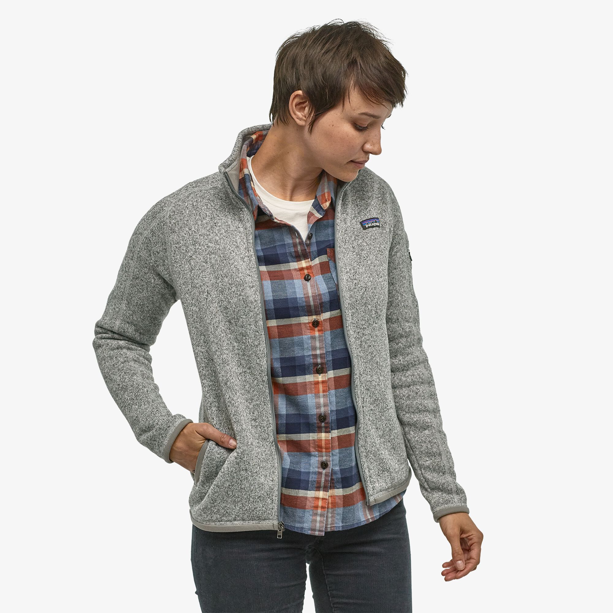 Patagonia Naisten Better Sweater® Fleece Takki - 100 % kierrätetystä, Birch White / XS