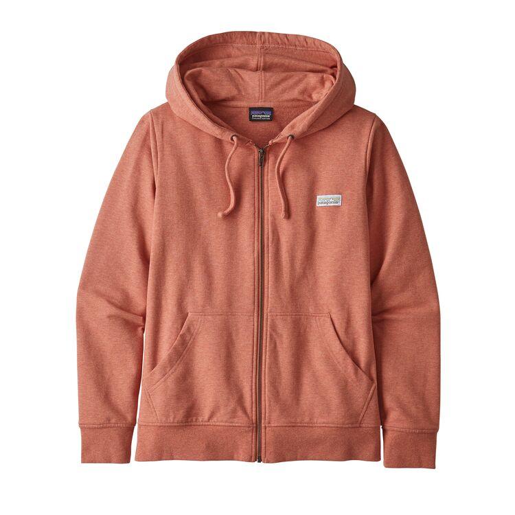 Patagonia Naisten Pastel P-6 Label Ahnya vetoketjullinen Huppari, Mellow Melon / XS