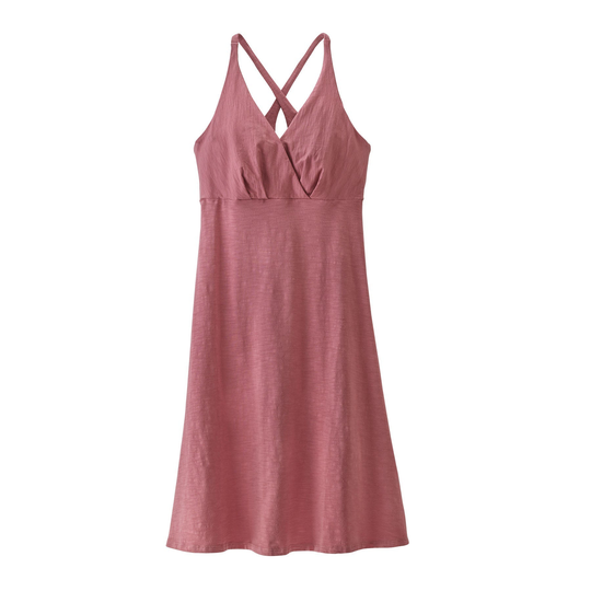 Patagonia Naisten Amber Dawn Kesämekko - Luomupuuvillaa, Light Star Pink / S