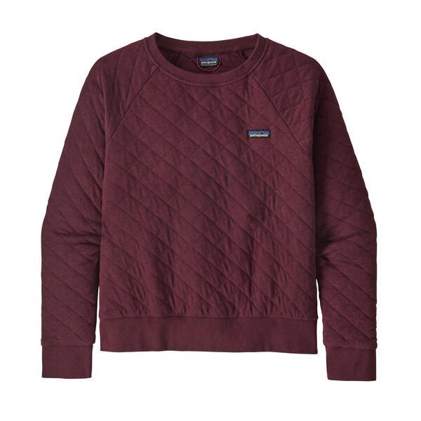 Patagonia Naisten Quilt Crew Collegepaita - Luomupuuvillaa, Chicory Red / L