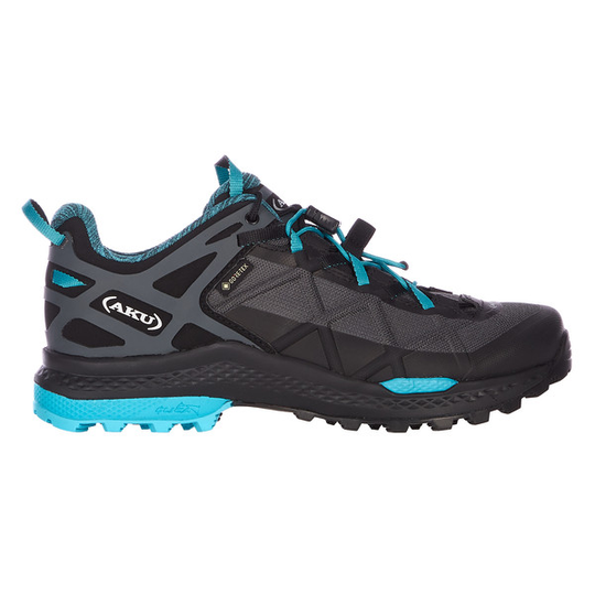 Aku Rocket Dfs Gtx Ws - Black/turquoise - Naiset - 8