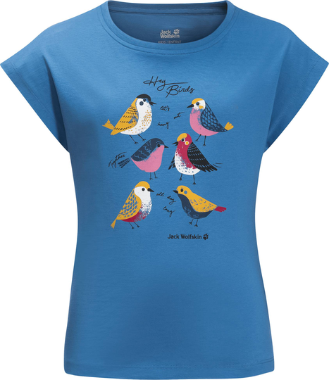 Tweeting Birds T Girls Sininen 116