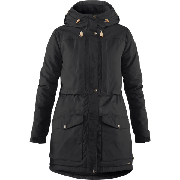 Fjällräven Singi Wool Padded Parka W - Black - Naiset - L
