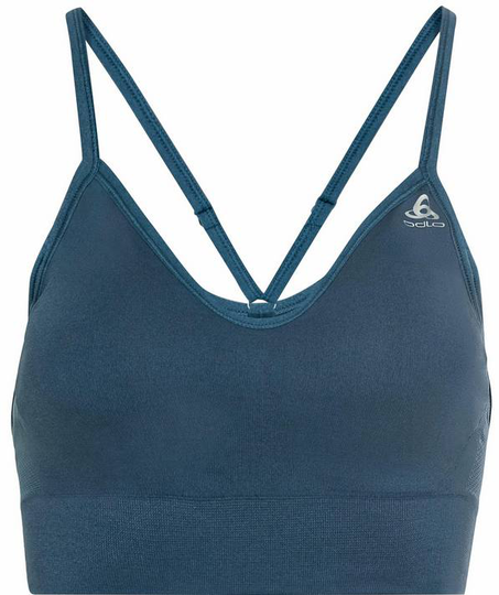 Women's PADDED SEAMLESS SOFT 2.0 Sports Bra Teal XS
