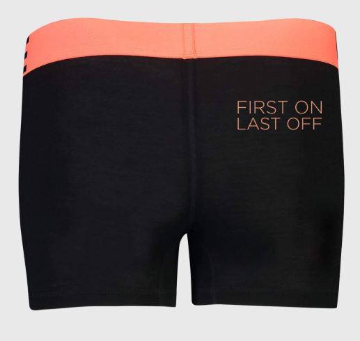 Hannah Hot Pant Musta / Oranssi XS
