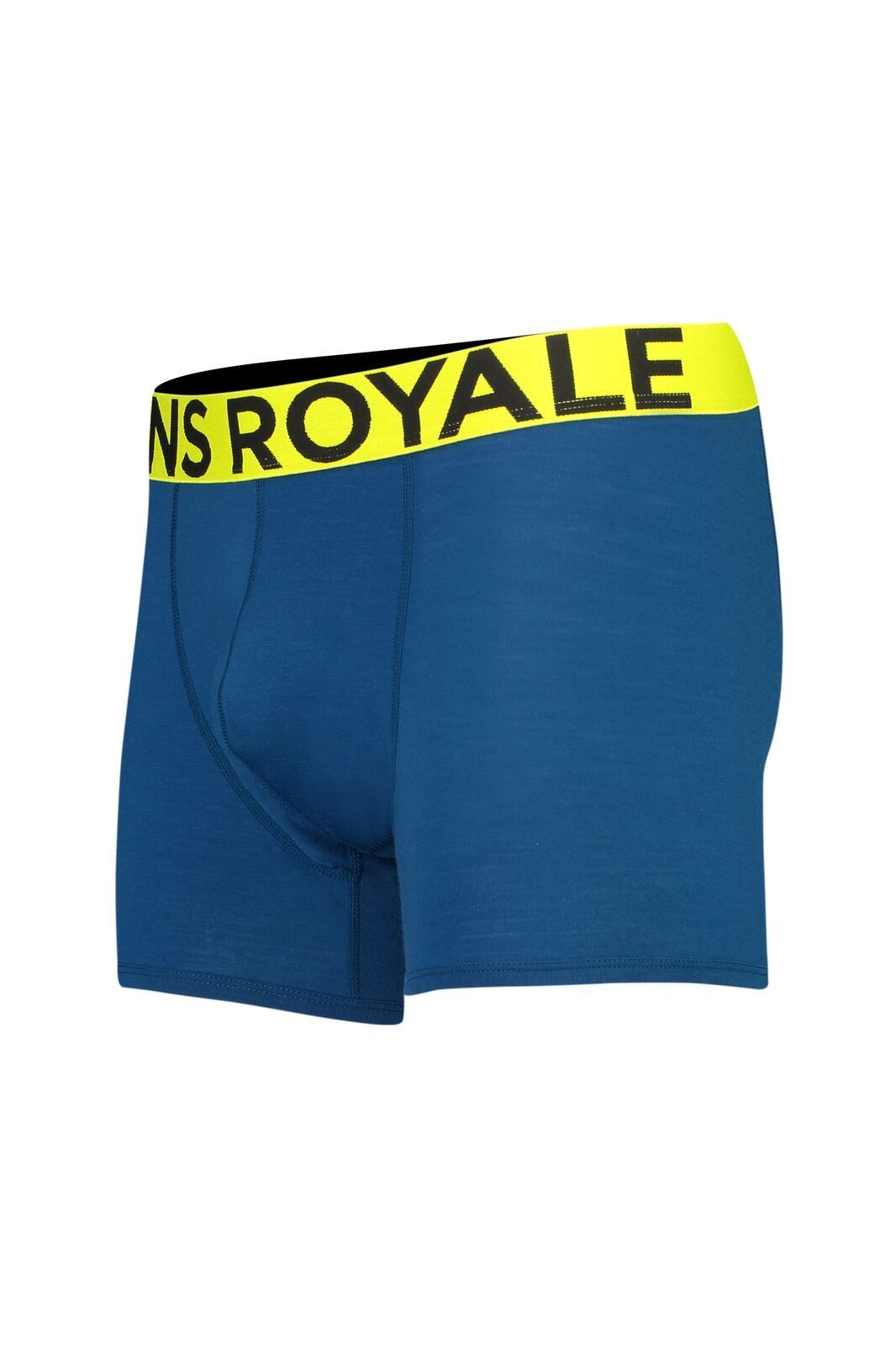 Mons Royale Miesten Merinoalushousut - Hold 'em Shorty Boxer, Oily Blue / L