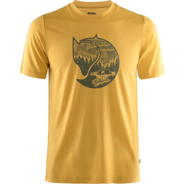 Fjällräven Abisko Wool Fox Ss M - Ochre - Miehet - L