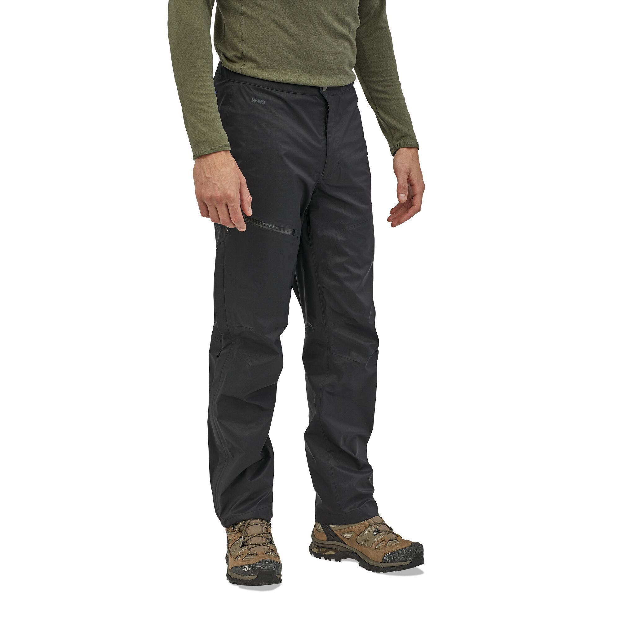 Patagonia Miesten Rainshadow Kuorihousut - 100% Kierrätettyä Nylonia., Black / S