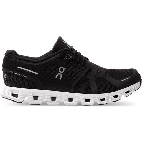 On Cloud 5 W - Black/white - Naiset - US 6
