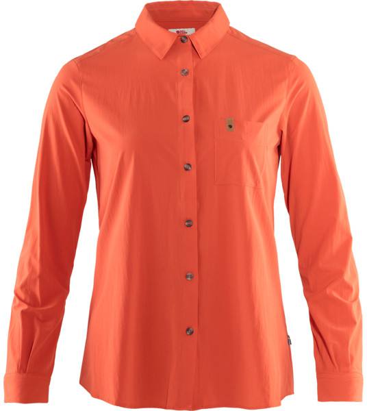Övik Lite Shirt LS W Rowan Red L