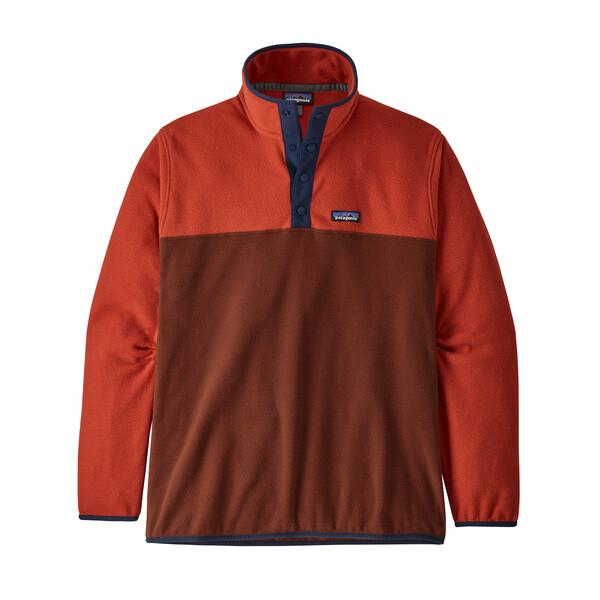 Patagonia Miesten Micro D Snap-T Fleece - Kierrätettyä polyesteria, Barn Red / M