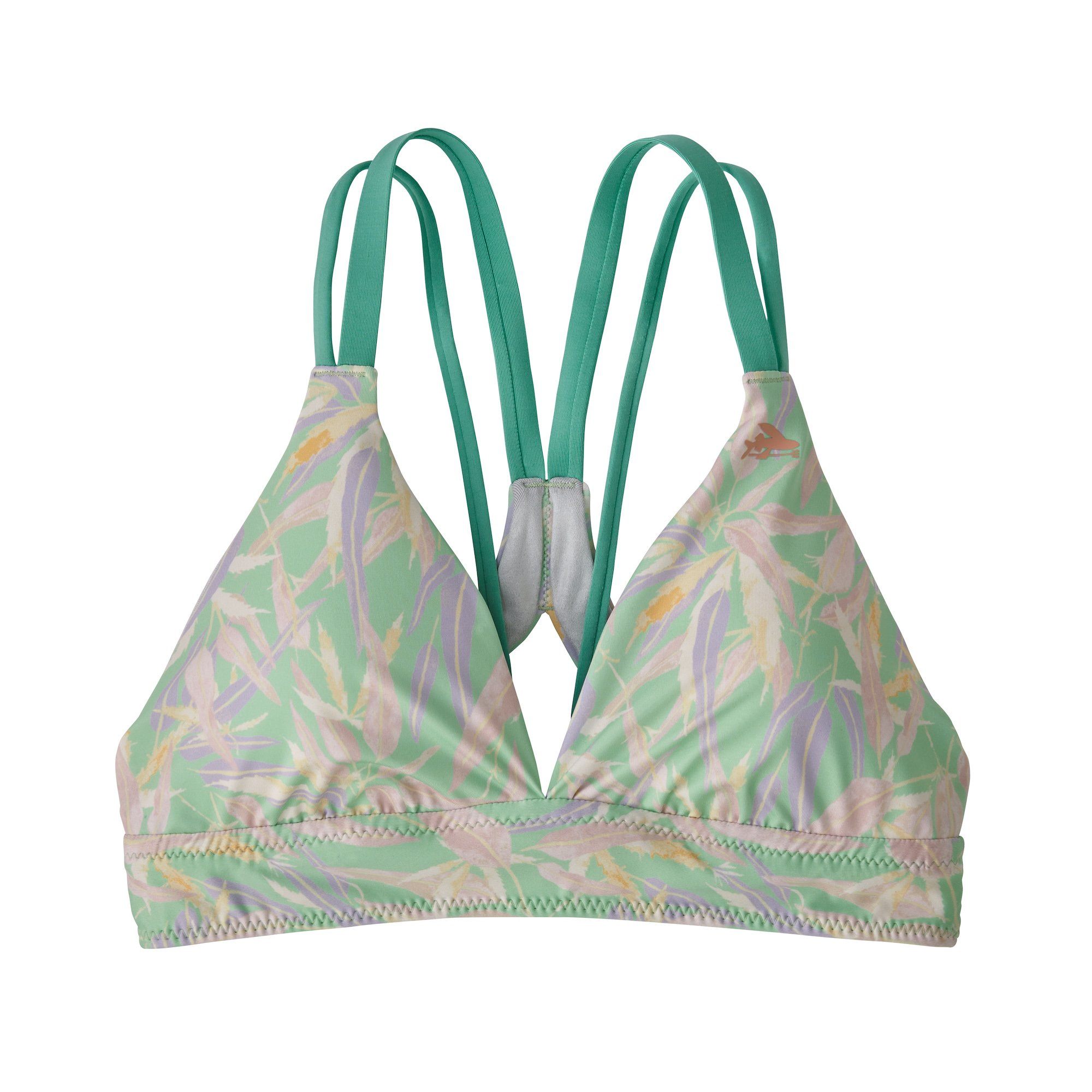 Patagonia Naisten Nanogrip Sunset Swell Bikiniyläosa, Tencel Fusion: Bud Green / S