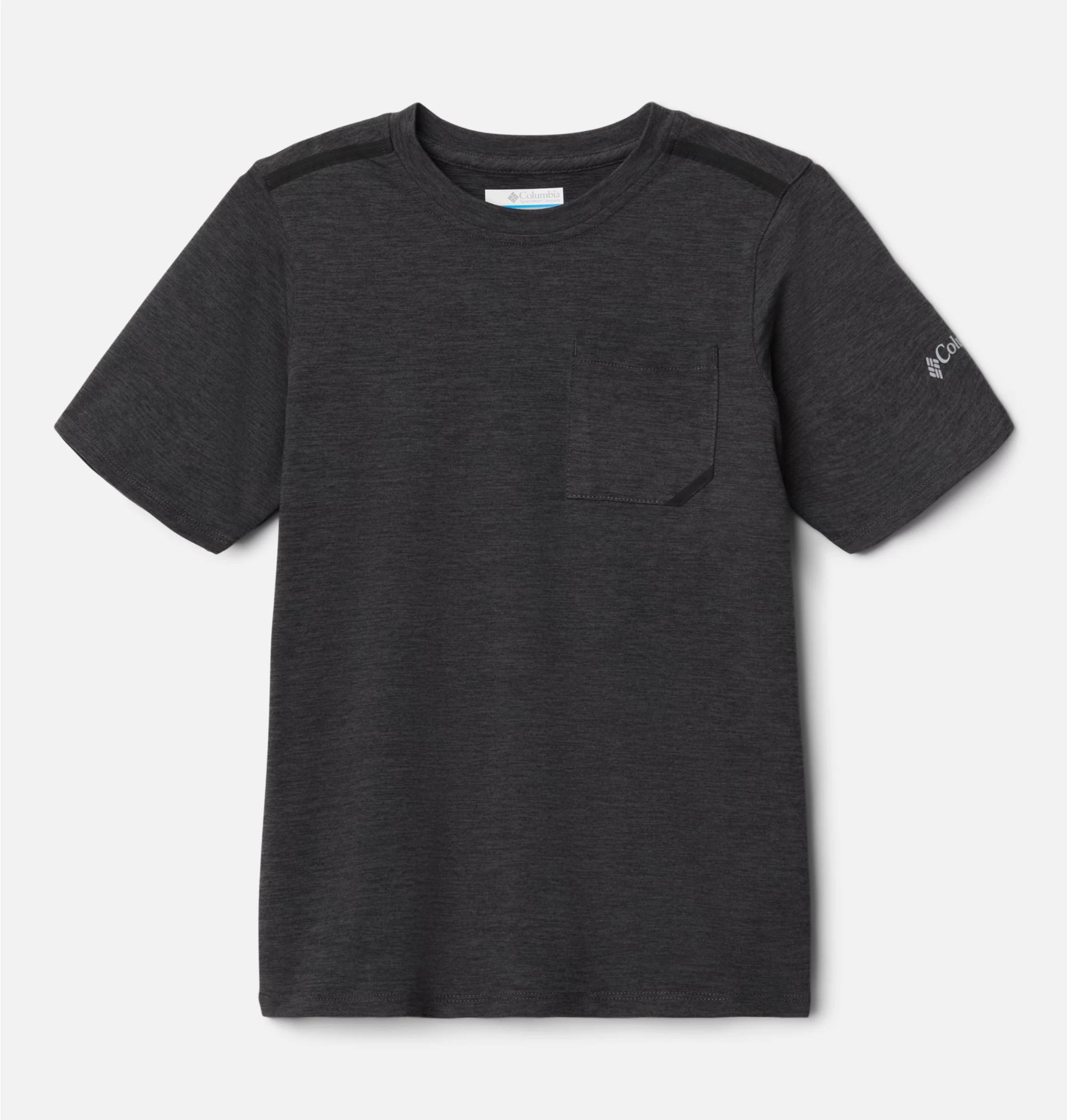 Boys' Tech Trek T-Shirt Musta XL