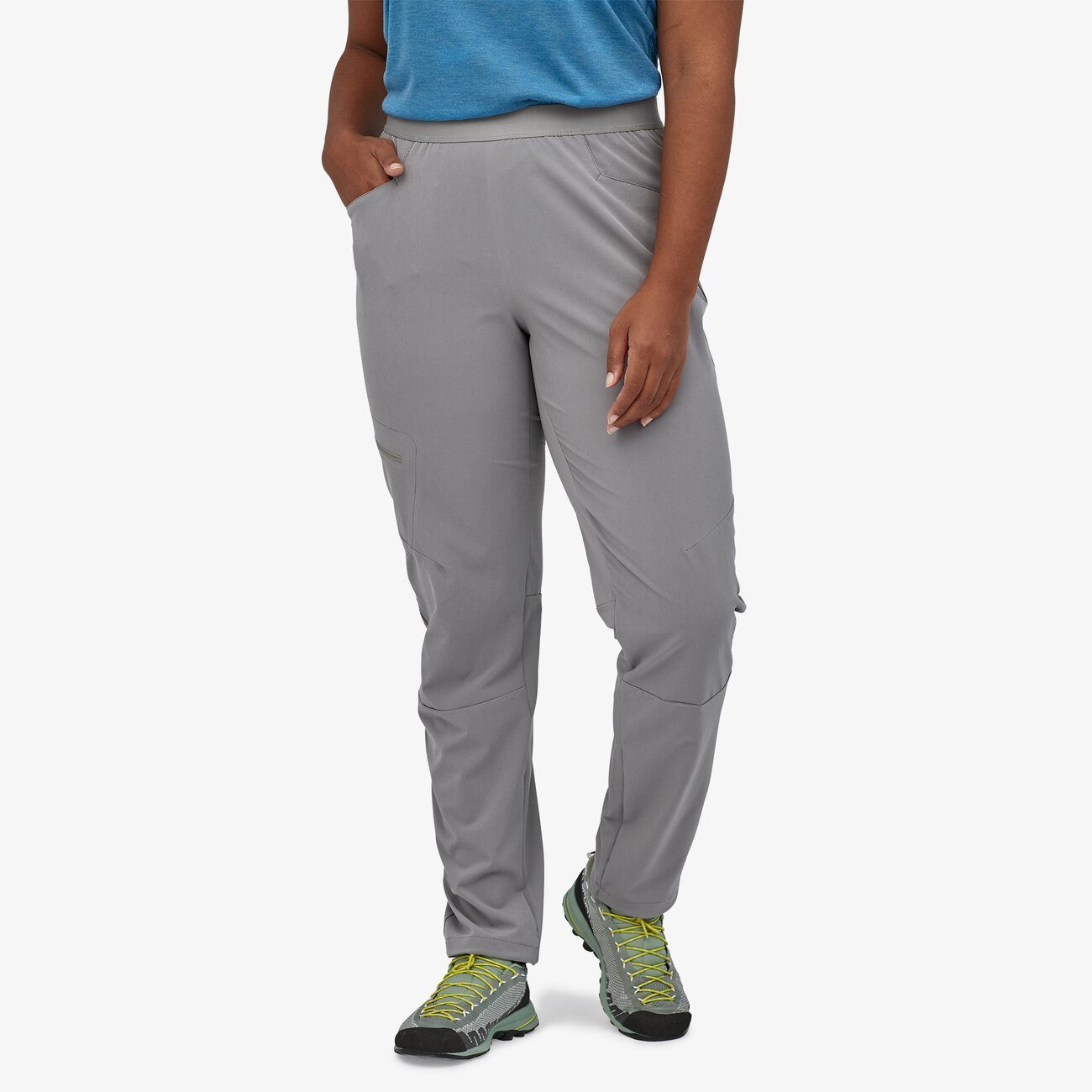 Patagonia Naisten Chambeau Rock Housut Kiipeilyyn ja Ulkoiluun, Feather Grey / 4