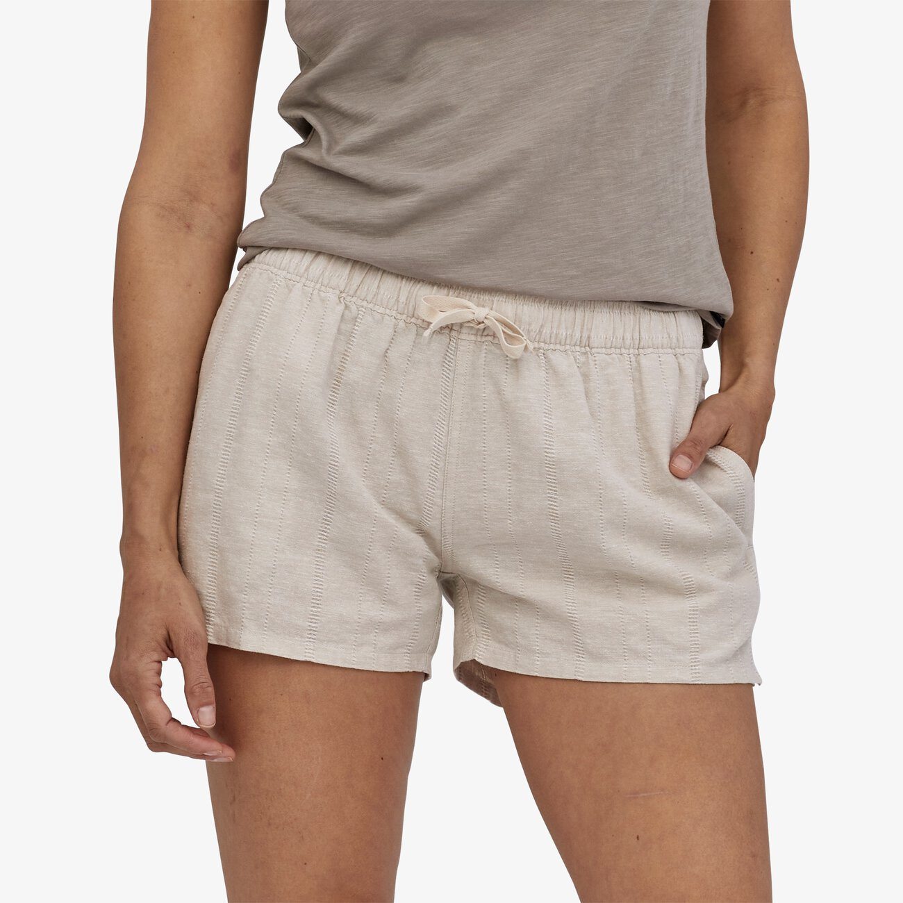 Patagonia Naisten Island Hemp Baggies™ Shortsit, Swell Dobby: Natural / L
