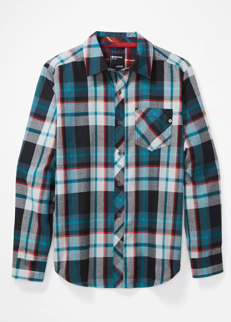 Anderson Lightweight Flannel Musta S