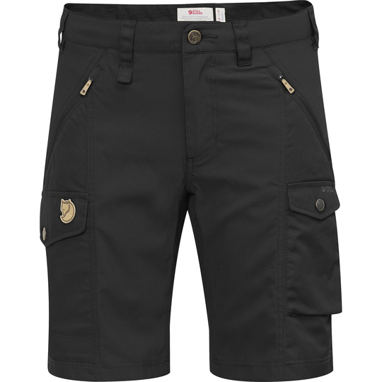 Fjällräven Naisten Nikka shortsit Curved - G-1000® Original, Black / 36