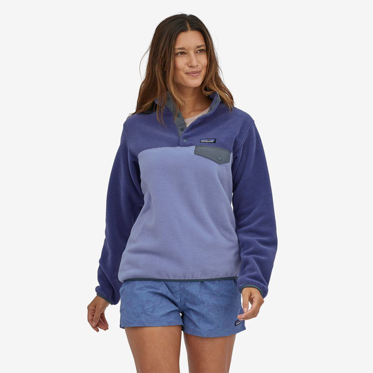 Patagonia Naisten Synchilla® Snap-T® Fleece - Kierrätetystä Polyesterista, Light Current Blue / S
