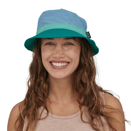 Unisex Wavefarer Bucket Kalastajanhattu - Kierrätettyä Nylonia, Lago Blue / S