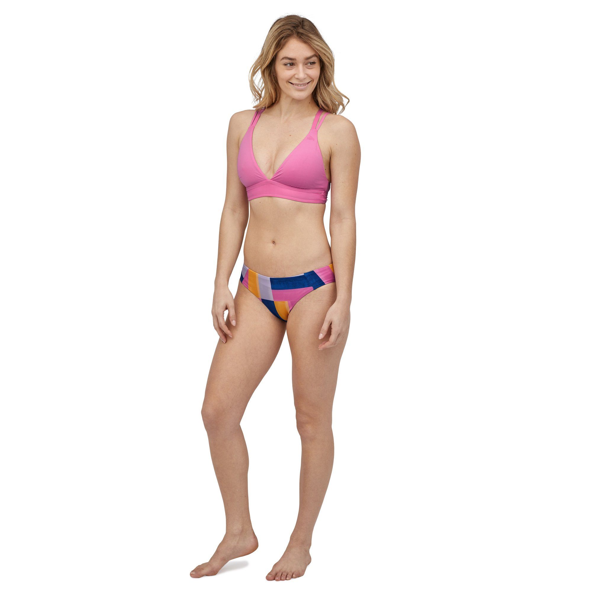 Patagonia Naisten Nanogrip Sunset Swell Bikiniyläosa, Marble Pink / S