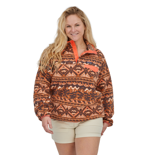 Patagonia Naisten Synchilla® Snap-T® Fleece - Kierrätetystä Polyesterista, Mangrove: Henna Brown / XS