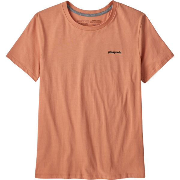 Patagonia W' S P-6 Logo Organic Crew T-shirt - Toasted Peach - Naiset - XS