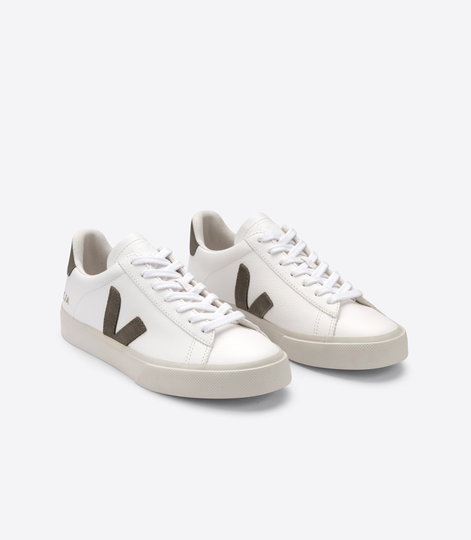 Veja Miesten Campo Chromefree - Ekologiset tennarit, White Kaki / 41